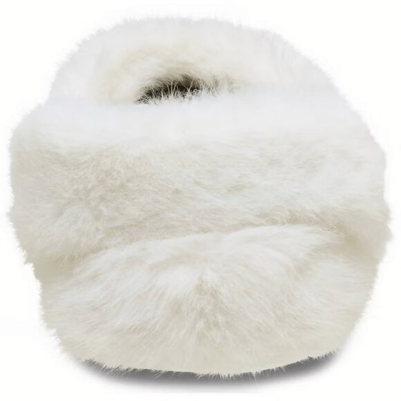 NEW CROCS Sizes 7-10 Women's Classic Cozzzy Luxe Slipper - Chalk - Picture 6 of 6